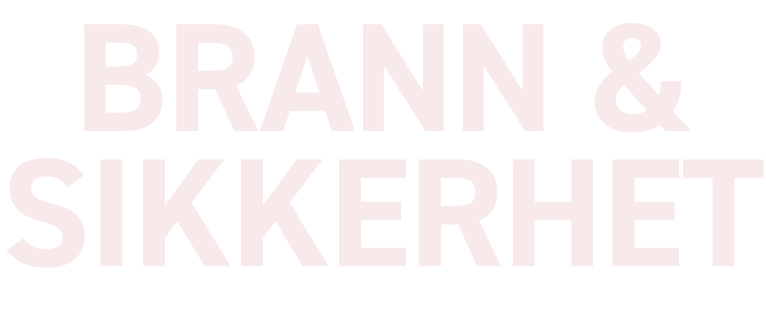 Gå til forside. Logo, Brann og sikkerhet